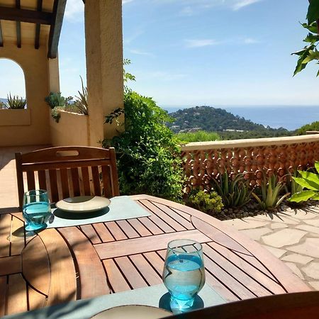 4-Star Private Villa With Heated Pool And Panoramic Sea View At Gulf De Saint Tropez キャバレール・シュル・メール エクステリア 写真