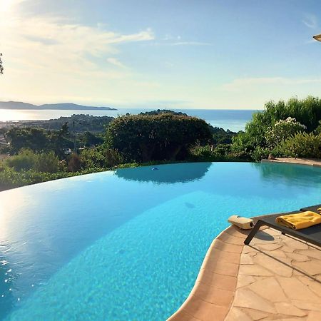 4-Star Private Villa With Heated Pool And Panoramic Sea View At Gulf De Saint Tropez キャバレール・シュル・メール エクステリア 写真