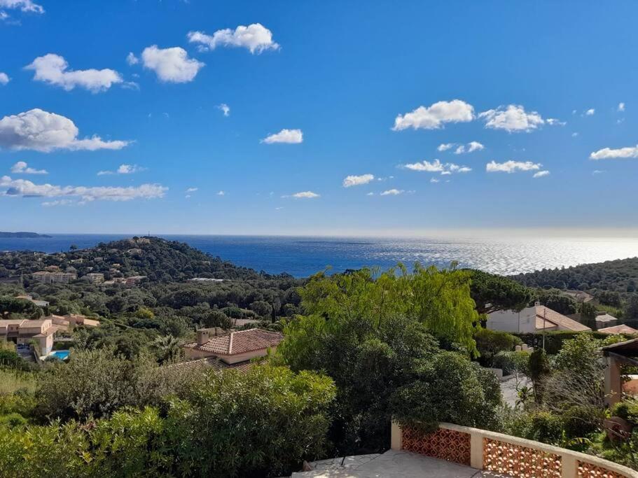 4-Star Private Villa With Heated Pool And Panoramic Sea View At Gulf De Saint Tropez キャバレール・シュル・メール エクステリア 写真