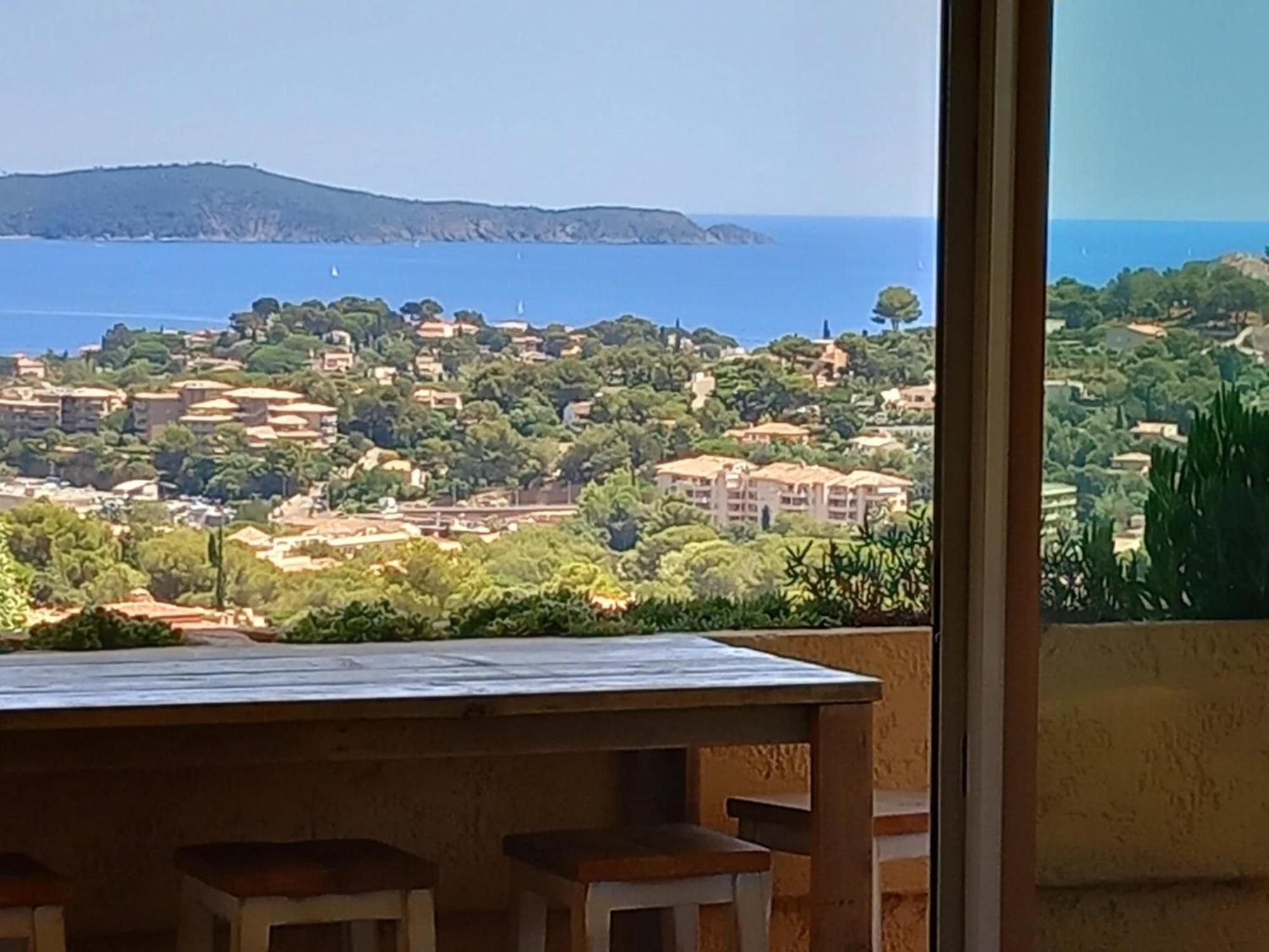 4-Star Private Villa With Heated Pool And Panoramic Sea View At Gulf De Saint Tropez キャバレール・シュル・メール エクステリア 写真