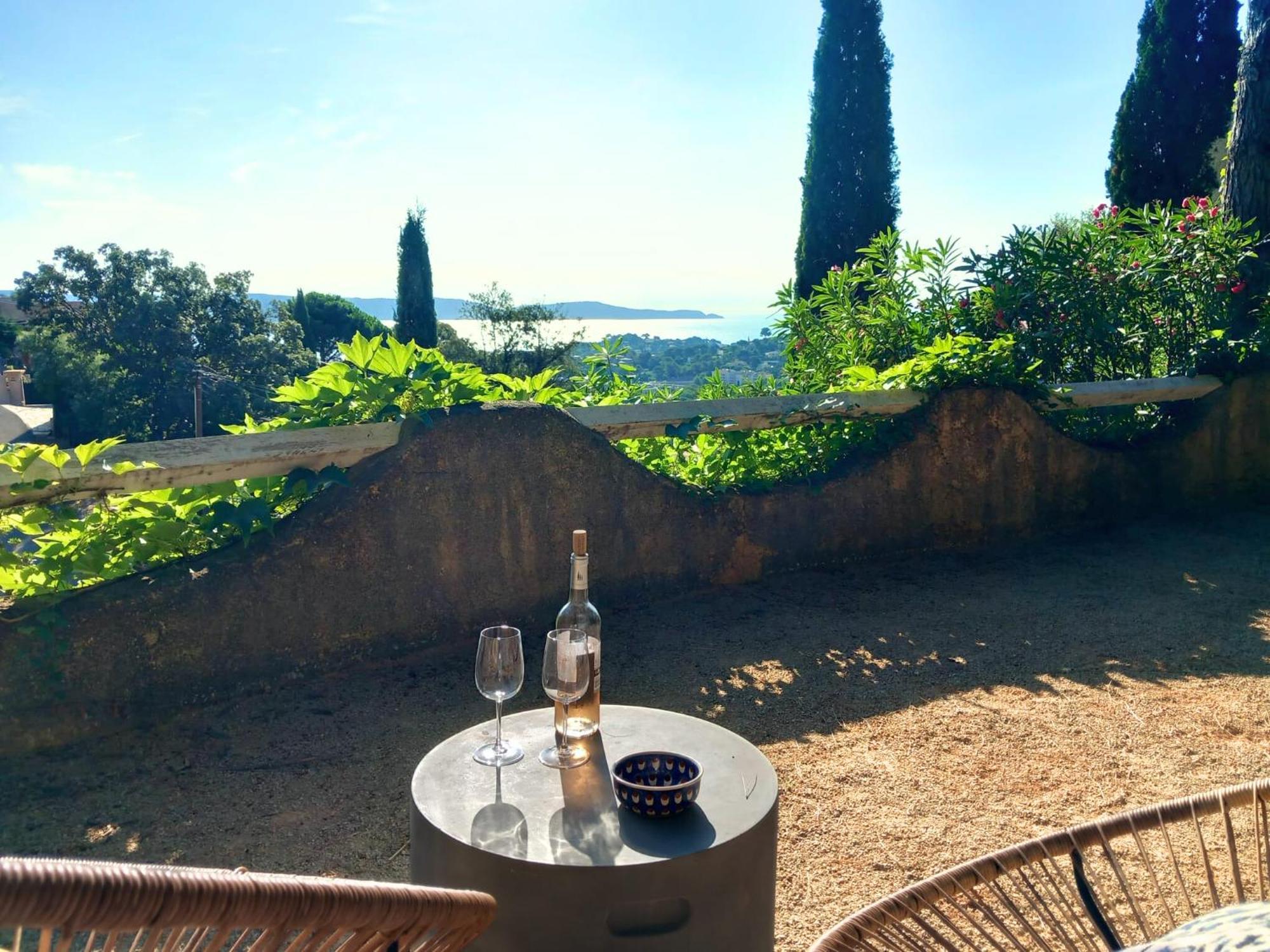 4-Star Private Villa With Heated Pool And Panoramic Sea View At Gulf De Saint Tropez キャバレール・シュル・メール エクステリア 写真